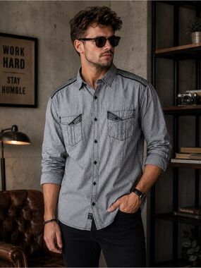 Surplus Mens Button Down Shirt‎